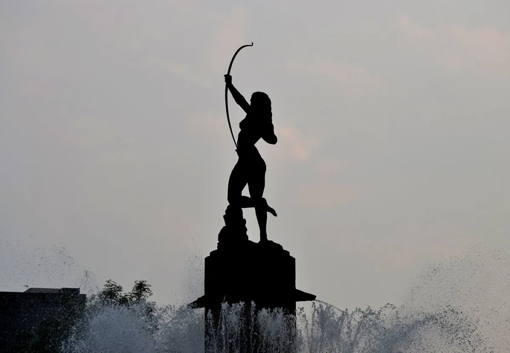 Statue of Diana as the huntress